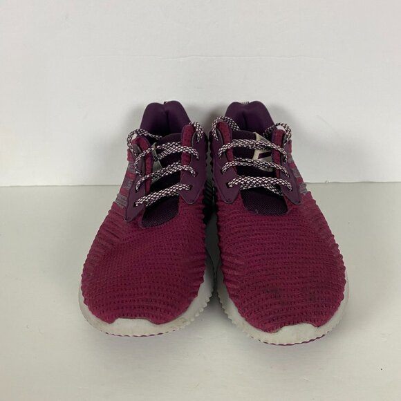 Adidas Alphabounce Running Shoes Sneakers Womens 7 Burgundy ART BW0267 - Picture 4 of 16